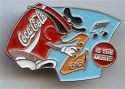 1.Coca-Cola is the Music - 3 delige PUZZEL pin  - up  4x (Small) 3€